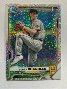2021 Bowman Chrome Sparkle Refractor BUBBA CHANDLER 1st Bowman PIRATES #BDC-41 - Picture 1 of 2