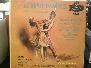 Le Beau Danube. Strauss. Complete Ballet. Rossini. Martinon LP LONDON LL1383 - Picture 1 of 1