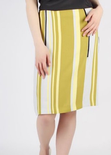 Gonna Prada a righe media lunghezza A Line nuova taglia IT42