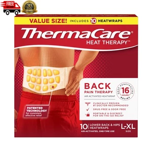 Thermacare espalda baja y cadera L/XL, terapia de calor dirigida, 10 envolturas térmicas ENVÍO GRATUITO. - Imagen 1 de 2