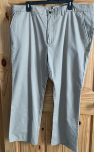 Pantalones de vestir chinos caqui de fácil cuidado para hombre St.Johns Bay pantalones 42x30 - Imagen 1 de 10