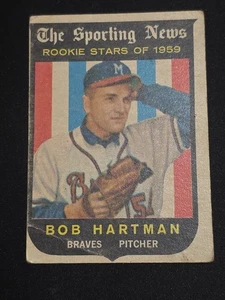 1959 Topps #128 Bob Hartman RS RC  - Picture 1 of 2