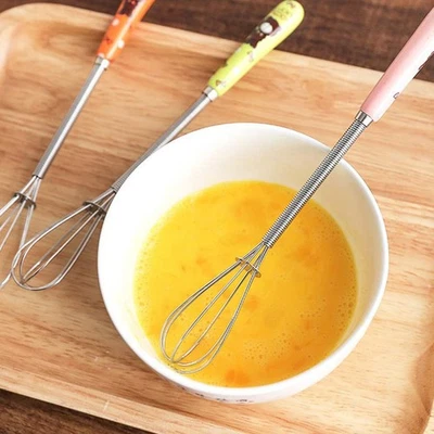 Quality Manual Whisk Milk Coffee Egg Frother Mini Mixer Stainless Steel Tool - Image 1 of 4