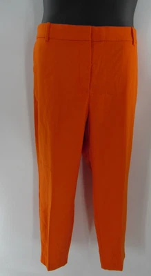 Pantalones para mujer H&M talla 18 cintura elástica tiro medio tobillo naranja liso: nuevos Foto 1 de 4