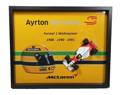 MINICHAMPS McLaren MP4/8 Ayrton Senna 1993 1:43 Formel1 Tabak Werbung - Bild 1 von 4