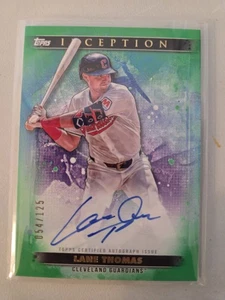 Lane Thomas Auto Green 54/125 2024 Topps Inception Baseball - Picture 1 of 1