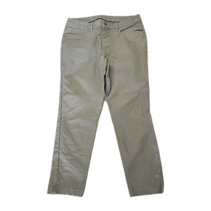 Lululemon ABC Pants Men's 35x28 Beige Slim Utilitech Canvas Workwear LM5ABOS - Picture 1 of 13