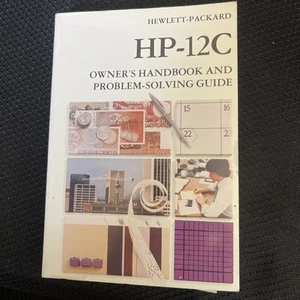 HP-12C Owners Handbook & Problem Solving Guide Hewlett Packard Illustrated 1984 - Picture 1 of 12