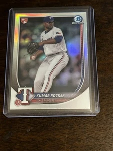 2025 Bowman Baseball KUMAR ROCKER RED ROOKIE REDEMPTION REFRACTOR CARD - Picture 1 of 6