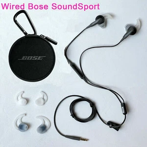 Bose SoundSport for apple Headphones In-ear Wired 3.5mm Jack Charcoal - Black - Picture 1 of 6