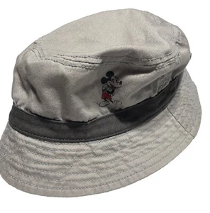 Disney Parks Mickey Mouse Adult Khaki Beige Bucket Boonie Hat Cap - Picture 1 of 6