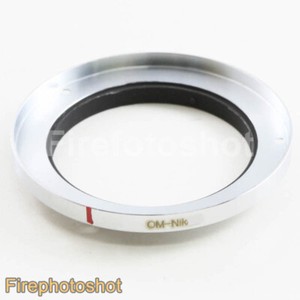 Olympus OM mount lens to Nikon F modifying adapter D4 D4S Df D610 D800 D7100