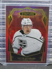 2022-23 Upper Deck Stature Jacob Moverare Design Variation Red Rookie RC #24/25