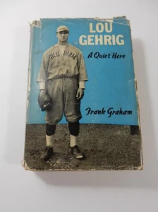 Lou Gehrig: A Quiet Hero Vintage Collectors Book FIRST EDITION - Imagen 1 de 20