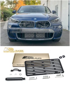 EOS Plate For 18-Up BMW F39 X2 Full Sized Front Bumper Tow Hook License Bracket - Picture 1 of 12