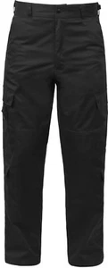 Black 9 Pocket Cargo Tactical Uniform Pants, EMT EMS Paramedic Pants - Picture 1 of 4