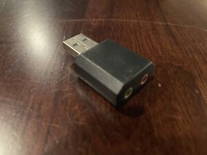 Sabrent AU-MMSA USB External Stereo 3D Sound Adapter - Black