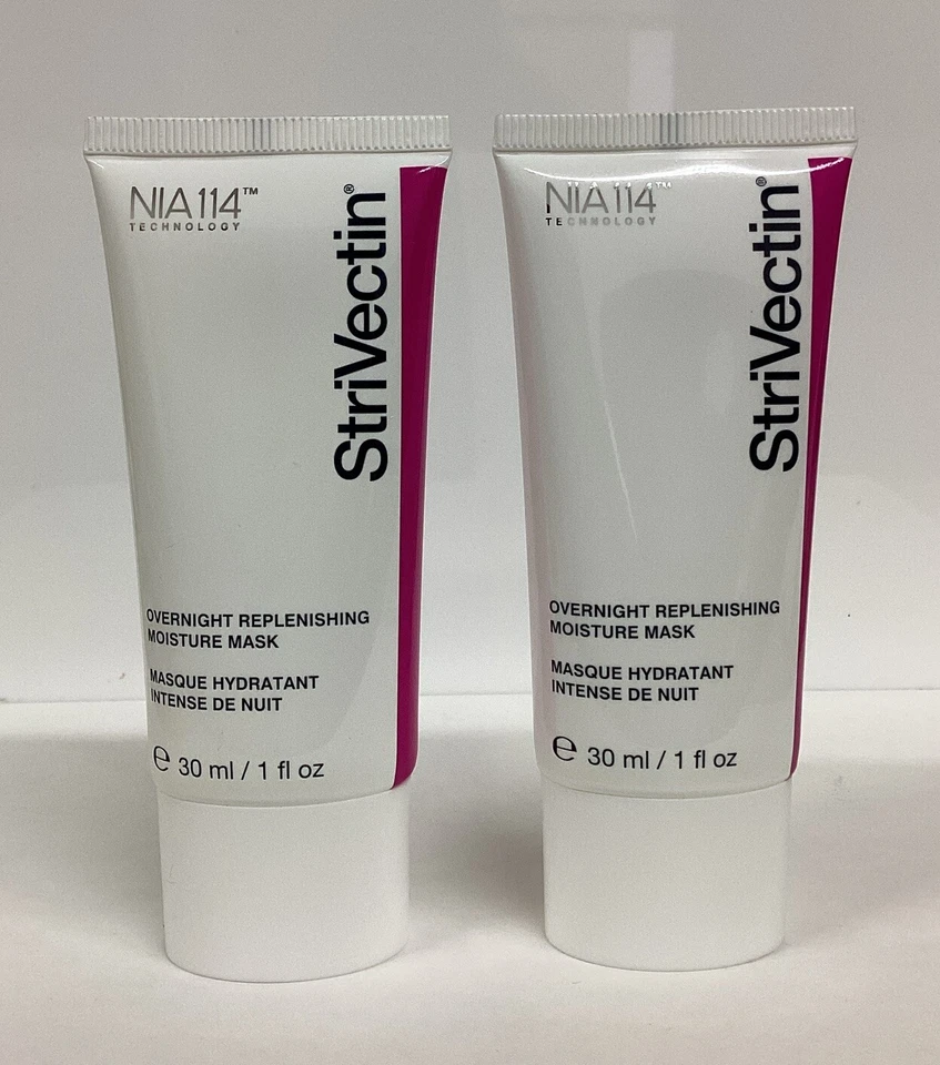 StriVectin LOTE DE 2 mascarillas hidratantes nocturnas 1 oz como en la foto, ¡SELLADAS sin caja! Foto 1 de 4