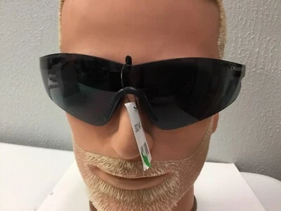 Crossfire Blade Safety Glasses with Black Temples and Smoke Anti-Fog Lens - Image 1 of 3