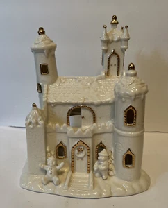 Mikasa Holiday Elegance FK001/717 Votive Snowman Castle - Picture 1 of 7