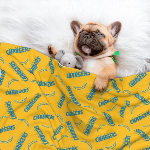 San Diego Chargers Pet Blanket Personalised Warm Pet Blanket for Puppy & Cat Cover