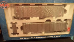 ATLAS O 3-RAIL UNDECORATED ARTICULATED AUTO RACK CARRIER! O SCALE FREIGHT - Picture 1 of 2