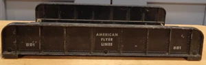 ALL METAL AMERICAN FLYER 581 S GAUGE BLACK GIRDER BRIDGE 10" LONG GOOD CONDITION - Picture 1 of 4