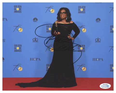 Oprah Winfrey Signed 10X8 Photo Genuine Signature AFTAL ACOA TPA (7490) Cover