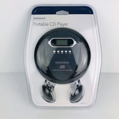 Reproductor de CD portátil Insignia negro/carbón NS-P4112 sellado 60 segundos anti saltos ¡NUEVO EN STOCK! Foto 1 de 4