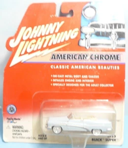 Buick Super Convertible 1953 Johnny Lightning 1/64, cromo americano, - Imagen 1 de 3