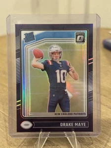 Drake Maye 2024 Panini Donruss Optic, Rated Rookie, #229 Purple Prizm /60 (RC) - Picture 1 of 2