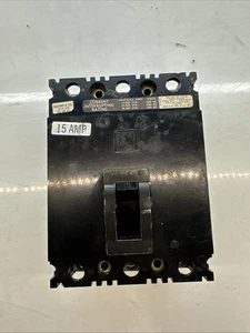 Square D FAL36015 Circuit Breaker 15A 3-Pole 600VAC - Bild 1 von 6