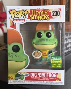 Funko Pop Ad Icons: Kellogg's DIG'EM FROG #230 SDCC 2024 Compartido Exclusivo - Imagen 1 de 6