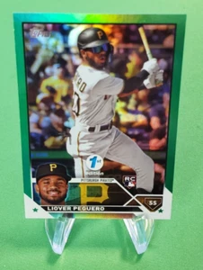 2023 Topps Series 1 ~ Liover Peguero 1a edizione ~ Foglio verde/150 - Foto 1 di 2