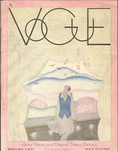 Vogue-Feb.1 1927 cover Lepape-----7 - Imagen 1 de 1