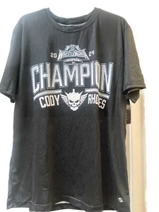 Cody Rhodes WrestleMania 40 Champion Sublimated T-Shirt WWE Wrestling - Picture 1 of 5
