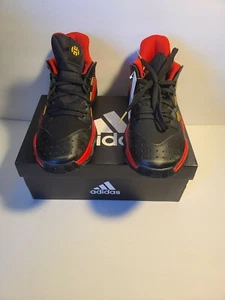 adidas Harden Stepback Men Basketball Shoes Sneakers Kicks New Red gold EH1943 - Picture 1 of 5