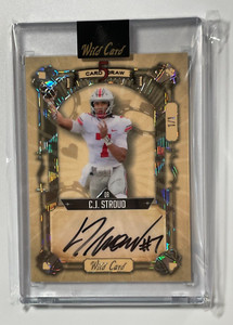 C.J. STROUD⚡ 2023 ⚡Wild Card 5 Card Draw ⚡Rookie/Auto/Autograph ⚡1/1 ⚡ TEXANS QB