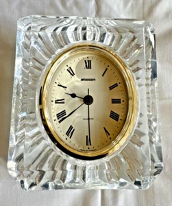 Staiger Quarz Bleikristall Uhr Germany Uhrwerk römische Ziffern braucht Batterie - Bild 1 von 20