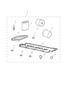 Kit de servicio de turismo Triumph Rocket III y Rocket III - T3990013 - Imagen 1 de 1