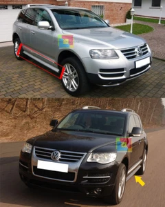 VW TOUAREG MK1 2002-2010 MINIGONNE LATERALI SOTTO PORTA DESIGN R50 RLINE .-1 - Imagen 1 de 12