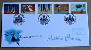 CHRISTMAS 1996 ROYAL MAIL FDC SIGNED BY ACTRESS MADELEINE HOWARD - Picture 1 of 2