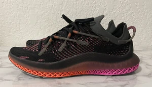 Adidas 4D Fusio Primeknit Black Orange Pink  FZ2414 Men's Size 11 - Picture 1 of 6