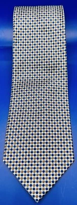 Corbata para hombre Jos A Bank Signature Collection 100 % seda blanca con patrón de estrellas Foto 1 de 4