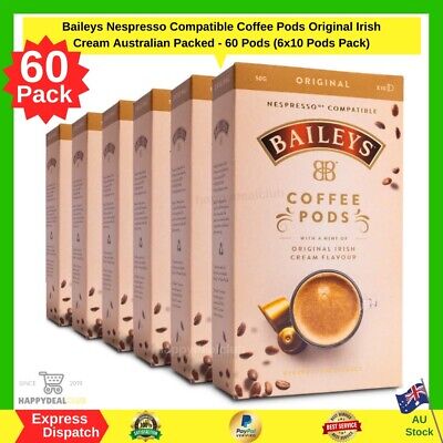60 Pack Baileys Original Nespresso Compatible Coffee Pods Original Irish Cream • 39.99$