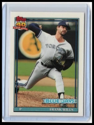 1991 Topps Tiffany - Frank Wills #213  - Image 1 of 2