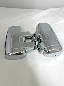 2X CUBIERTAS DE ESPEJO RETROVISOR DE PLÁSTICO CROMADO PARA IVECO DAILY 2014+ FURGONETA AUTOBÚS - Imagen 1 de 5