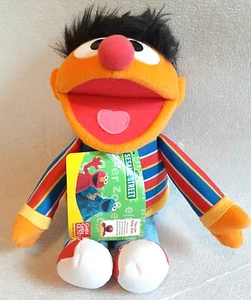 Peluche pupazzo vintage 10" Gund Ernie Sesame Street nuovo con etichette 2002 - Foto 1 di 3