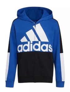 Adidas Youth Boys Full Zip Essentials Color Block Track Jacket Top Size L(14/16) - Picture 1 of 2