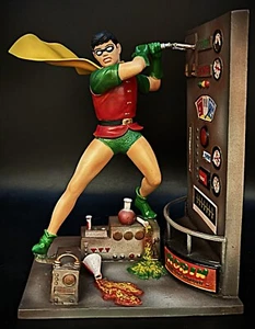 AURORA Robin ORIGINAL D.C COMIC BATMAN Professionally BUILT AIR BRUSHED model - Picture 1 of 16